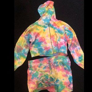 Silver Charm - Pastel Tie Dye Matching Set